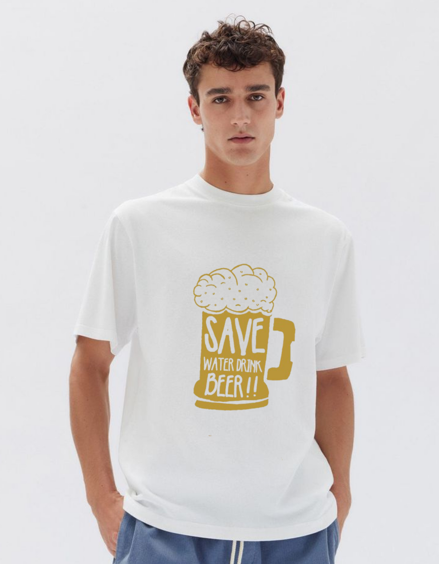 SAVE WATER DRINK BEER TEE