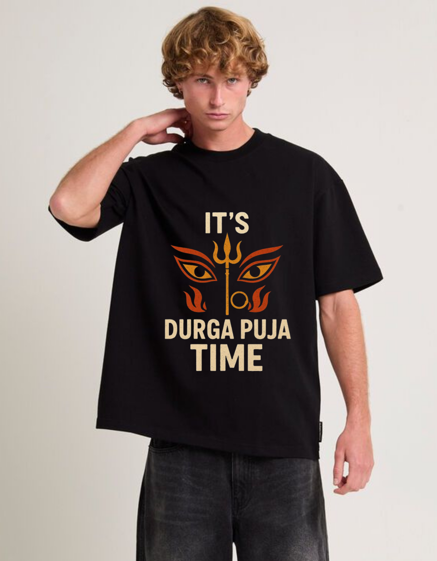 Unisex Classic It's durga puja time tee