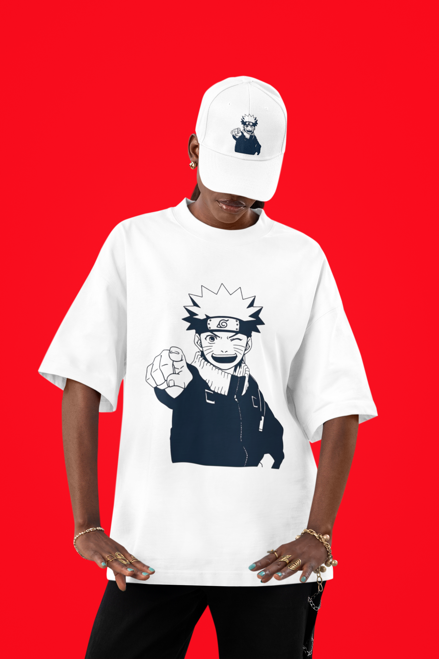Unisex Oversized Standard T-Shirt Naruto